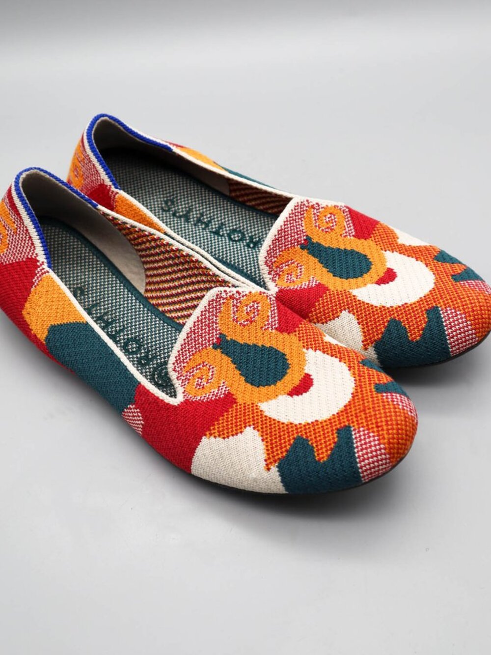 Rothy's Moroccan Amber Loafer Retired Pattern Women's Sz 8 Flat Shoes Washable
